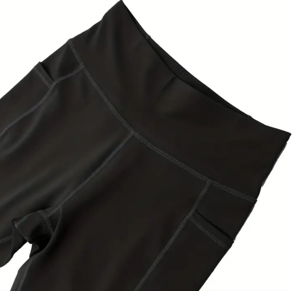 MESH HIGH RISE STRETCH LEGGINGS PLUS SIZE - Picture 4 of 5
